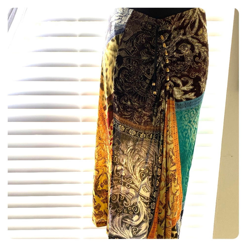 Robert Cavalli Ornamenti patterned skirt